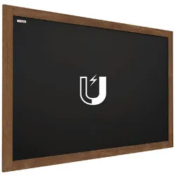 ALLboards Magnetische Kreidetafel 100x80 cm, Holzrahmen