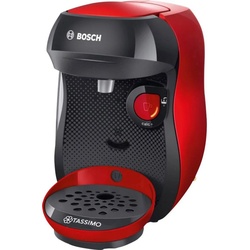 Bosch Home & Garden Kapselmaschine Bosch Haushalt Happy TAS1003 Kapselmaschine Rot rot