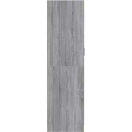 vidaXL Kleiderschrank Grau Sonoma 82,5x51,5x180 cm Holzwerkstoff