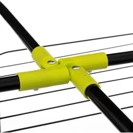 northio Modularer wäscheständer turm 30 m schwarz/grün