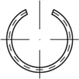 Hörger & Geßler DIN 9926 Sprengring Federstahl-Draht 16