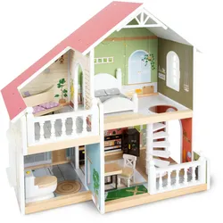 small foot Puppenhaus mit Dachterasse - natur