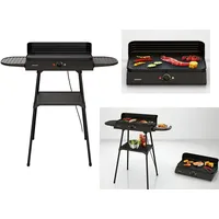 2in1 Standgrill Elektrogrill Tischgrill Barbeque Grill Elektrischer Grill