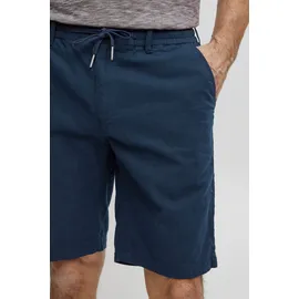 FQ1924 Chinoshorts FQ1924 "Chinoshorts FQBent", Herren, Gr. M, N-Gr, blau (navy blazer), Obermaterial: 55% Baumwolle CO. 45% Leinen LI., Hosen Chinoshorts