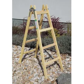 Layher Holzstehleiter 2 x 9 Stufen (1020.009)