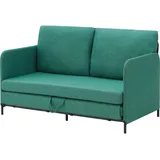 [en.casa] Sofa, Soini mit Liegefunktion Grün