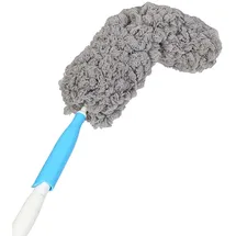 Muxel Staubwedel mit Teleskopstiel grau