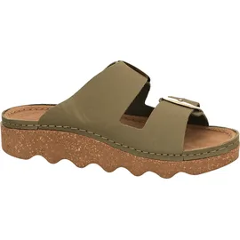 ROHDE Damen Pantolette Leder Zweischnaller mit Plateausohle Alassio 6229, Größe:42 EU,