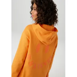 Aniston CASUAL Kapuzensweatshirt mit Smiley orange 40