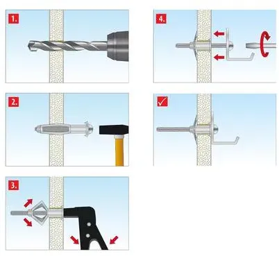 Preisvergleich Produktbild TOX Metall-Hohlraumdübel Acrobat M8x55 mm