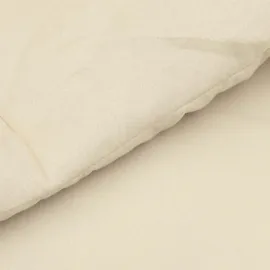 vidaXL Sommerdecke Gepolstert Creme 200 x 220 cm Mikrofaser