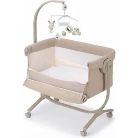 Cam il mondo del bambino Baby Beistellbett Cullami | Mehr Farben verfügbar | inkl. Wippfunktion | 8-fach höhenverstellbar, - Beige