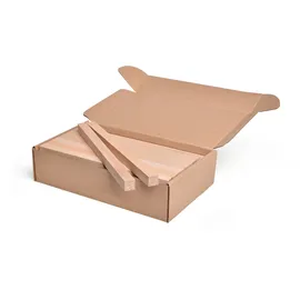 Metrie 36 Stück Holzbausteine Rechteckleiste 26 cm