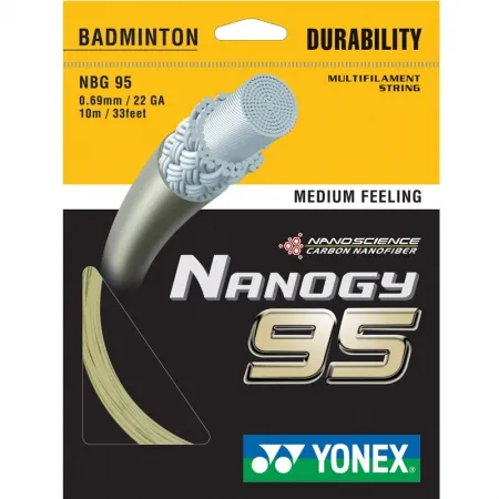 Badmintonsaite - Yonex Nanogy 95, 10m