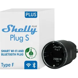 Shelly Plug S Gen3, weiß, 2500W, Smart-Steckdose
