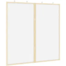 vidaXL Info-Tafel 80 x 80 cm Weiß