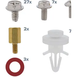InLine Schraubenset - mit Abstandshalter etc.
