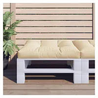 vidaXL Palettenkissen 70 x 70 x 12 cm beige 1 St.