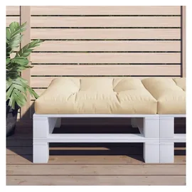 vidaXL Palettenkissen 70 x 70 x 12 cm beige 1 St.