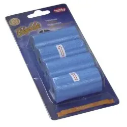 NOBBY TidyUp Kotbeutel Vorratspack, blau, 4 Rollen