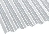 Polycarbonat Wellplatte | 76/18 | 2,50 mm | Klar | 2,00 m