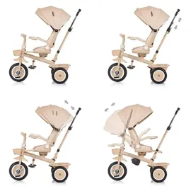 Chipolino Tricycle Marathon 2 in 1 Dreirad, Sitz umkehrbar, Gummiräder, Dach