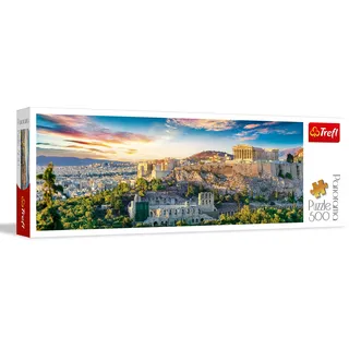 Trefl 29503 Akropolis, EA 500 Teile, Panorama, Premium Quality, für Erwachsene und Kinder ab 10 Jahren 500pcs Acropolis Athens, Coloured, Farbig