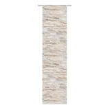 HOME WOHNIDEEN Schiebevorhang Walli 60 x 245 cm Polyester Beige