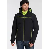 CMP Herren Skijacke MAN JACKET ZIP HOOD 34W4357-U901 54 - Nero - 54