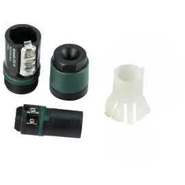Neutrik NL4FXX-W-S Lautsprecher-Steckverbinder Stecker, gerade Polzahl: 4 Schwarz-Grün 1St.