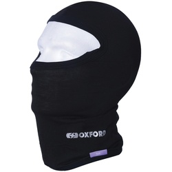 Oxford Deluxe Silky Balaclava, zwart, Eén maat Voorman