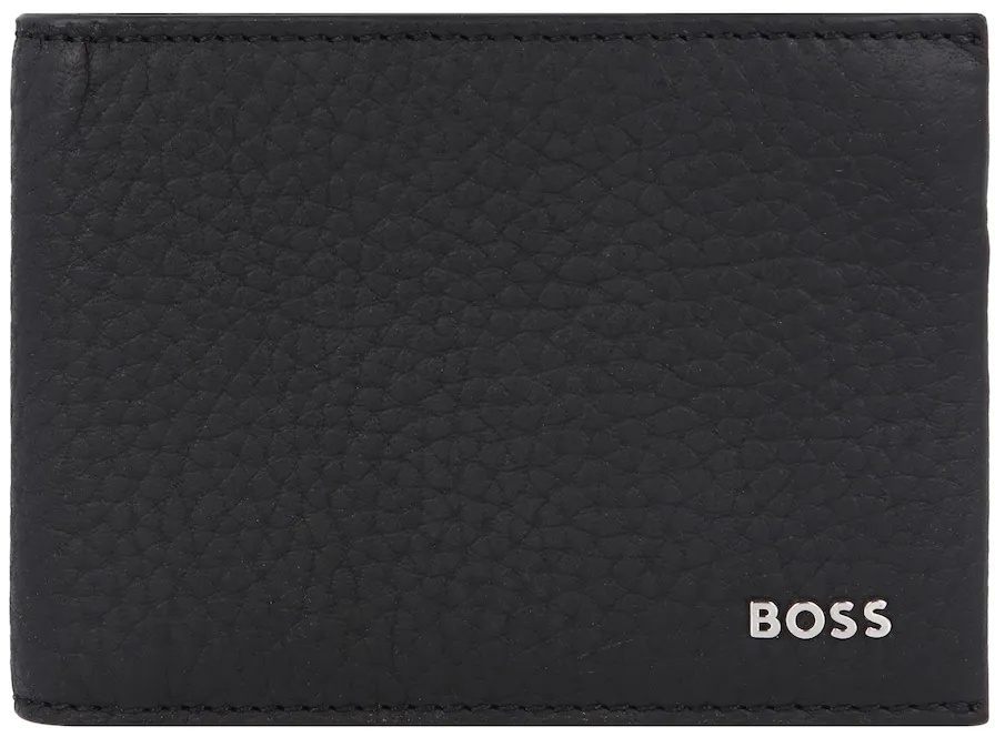 Hugo Boss Crosstown Geldbörse Leder 11 cm Portemonnaies Schwarz Herren