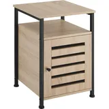 Tectake Beistellschrank 40,5 x 60,5 cm Braun