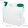 Relaxdays Wasserkanister mit Hahn 20 Liter grün/weiß 19,5 cm x 37 cm x 36,5 cm