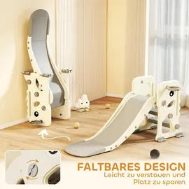 aiyaplay Kinderrutsche 3 in 1 Creme