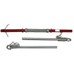 Hp AutozubehÖr Abschleppstange verz.L1800xB70xH55mm 5,1kg rot/silber