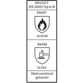 ELMAG 5-Finger-Schweißerhandschuhe WELDAS 10-2750 XXL 59111