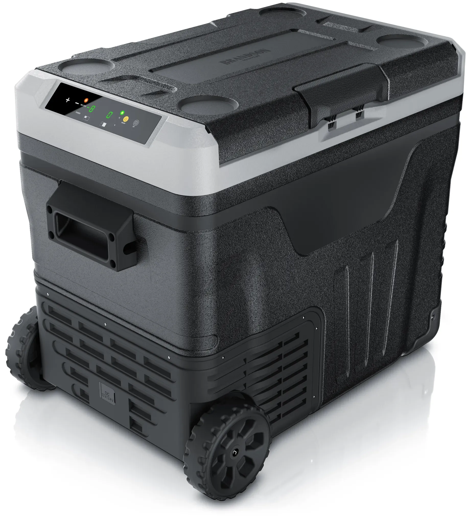 Kühlbox 46 Liter Kompressor Laufrollen Handgriff