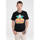 LOGOSHIRT T-Shirt "Simpsons - Krusty Burger", Jungen, Gr. 4XL, schwarz, 100% Baumwolle, bedruckt, normal, Rundhals, Shirts T-Shirt, mit lizenziertem Originaldesign