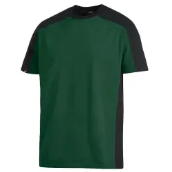 FHB® T-Shirt zweifarbig MARC, grün/schwarz 1 Stück, Größe: 3XL