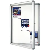 Franken Schaukasten ECO silber 15x DIN A4 99,0 x 4,5 x 117,5 cm, 1 St.