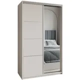 masseno Schwebetürenschrank VARO 120 x 205 x 60 cm Gelb