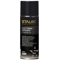 STALOC Kettenspray + MoS2 ; Langzeit-Schmierstoff ; für Mottorradketten, Scharniere, Kupplungen uvm. ; 400 ml