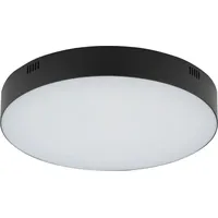 Licht-Erlebnisse Deckenleuchte LED D: 30 cm rund Schwarz 4000