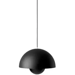 &Tradition - Big Flowerpot VP2 Pendelleuchte Matt Schwarz