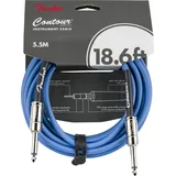 Fender Contour Series Instrumentenkabel (18.6ft STR/STR) Lake Placid Blue