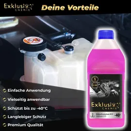 Exklusiv Chemie G13 Kühlerfrostschutz Violett 1 l