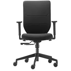 Trendoffice by Dauphin Bürostuhl to-sync work comfort, 9247SY1FVKGS Stoff schwarz, Gestell schwarz