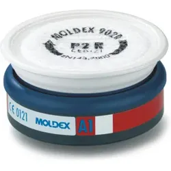 Moldex Kombifilter A1 P2 R, für  Serie 7000 + 9000, EasyLock®, organische Gase und Partikel