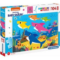 CLEMENTONI Baby Shark Puzzlespiel 104 Stück(e) Unterwasser